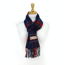 Load image into Gallery viewer, Plaid Cashmere Feel Scarf 12-pack Navy
