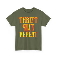 Load image into Gallery viewer, Thrift Flip Repeat Thrifter Reseller T-Shirt - ALL Sizes - S - 5XL
