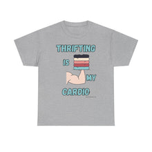 Load image into Gallery viewer, Thrifting is my Cardio Strong Arm Thrifter Reseller T-Shirt - ALL Sizes - S - 5XL
