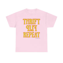 Load image into Gallery viewer, Thrift Flip Repeat Thrifter Reseller T-Shirt - ALL Sizes - S - 5XL
