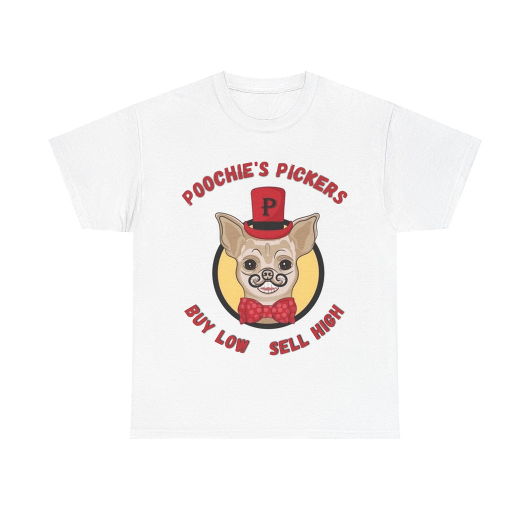 Poochie's Pickers YouTube Thrifting Reselling Channel T-Shirt - Sizes S - 5XL