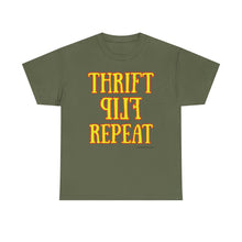 Load image into Gallery viewer, Thrift Flip Repeat Thrifter Reseller T-Shirt - ALL Sizes - S - 5XL
