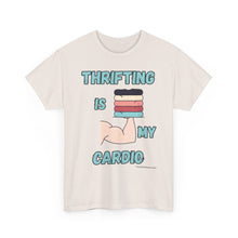 Load image into Gallery viewer, Thrifting is my Cardio Strong Arm Thrifter Reseller T-Shirt - ALL Sizes - S - 5XL
