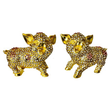 Load image into Gallery viewer, Twin Pig trinket box  (MINIMUM OF 2)
