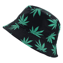 Load image into Gallery viewer, Reversible Leaves Bucket Hat

