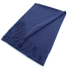 Load image into Gallery viewer, Large Cashmere Feel Scarf Shawls Solid Colors
