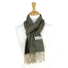 Load image into Gallery viewer, Herringbone Cashmere Feel Scarf 12-pack Light Brown
