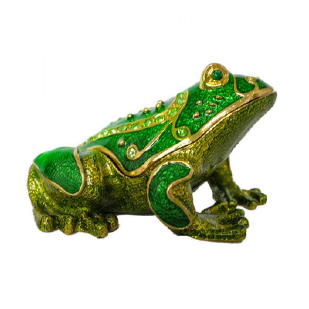 JF2547G Green Frog Jewelry Case  (MINIMUM OF 2)