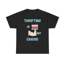Load image into Gallery viewer, Thrifting is my Cardio Strong Arm Thrifter Reseller T-Shirt - ALL Sizes - S - 5XL
