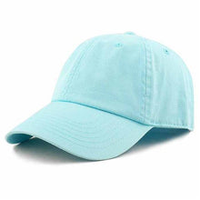 Load image into Gallery viewer, Newhattan 100% Cotton Solid Baseball Caps
