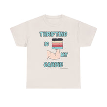 Load image into Gallery viewer, Thrifting is my Cardio Strong Arm Thrifter Reseller T-Shirt - ALL Sizes - S - 5XL
