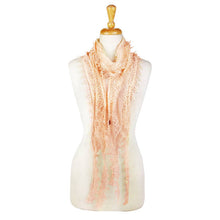 Load image into Gallery viewer, Fashion Lace Tassel Sheer Oblong Lightweight Scarf
