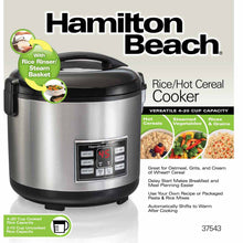 Load image into Gallery viewer, Hamilton Beach Rice/Hot Cereal Cooker
