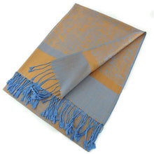 Load image into Gallery viewer, Light Paisley Pashmina Scarf Shawls 018
