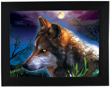 Load image into Gallery viewer, Wolf Triple Image  (MINIMUM OF 4)

