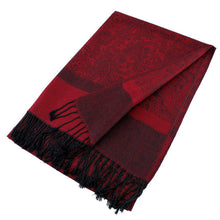 Load image into Gallery viewer, Light Paisley Pashmina Scarf Shawls 018
