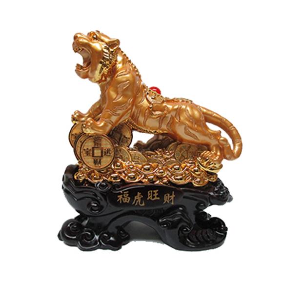 GOLD TIGER ON COINS