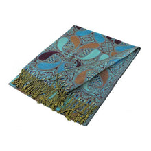 Load image into Gallery viewer, Large Paisley Pashmina Scarf Shawls A18
