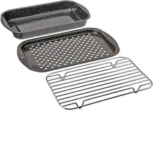Load image into Gallery viewer, Granite Ware 3Pc Set Bake Broil &amp; Grill Black
