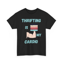 Load image into Gallery viewer, Thrifting is my Cardio Strong Arm Thrifter Reseller T-Shirt - ALL Sizes - S - 5XL
