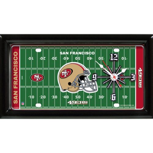 SAN FRANCISCO 49ERS FIELD CLOCK