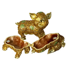 Load image into Gallery viewer, Twin Pig trinket box  (MINIMUM OF 2)
