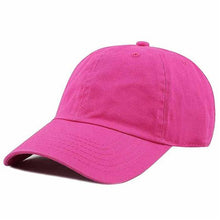 Load image into Gallery viewer, Newhattan 100% Cotton Solid Baseball Caps
