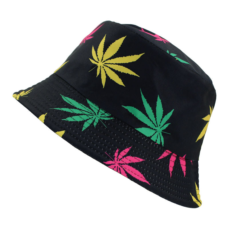 Reversible Leaves Bucket Hat