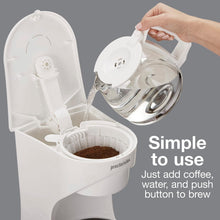 Load image into Gallery viewer, Proctor Silex 12 Cup Coffeemaker, White
