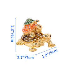 Load image into Gallery viewer, Small Pyramid 3 Turtle Jewelry Case
