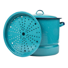 Load image into Gallery viewer, 15Qt Steamer Pot w/ Lid &amp; Trivet

