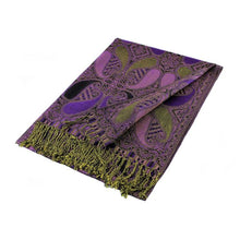 Load image into Gallery viewer, Large Paisley Pashmina Scarf Shawls A18
