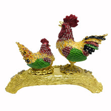 Load image into Gallery viewer, 2 Rooster Chicken Jewelry Case  (MINIMUM OF 2)
