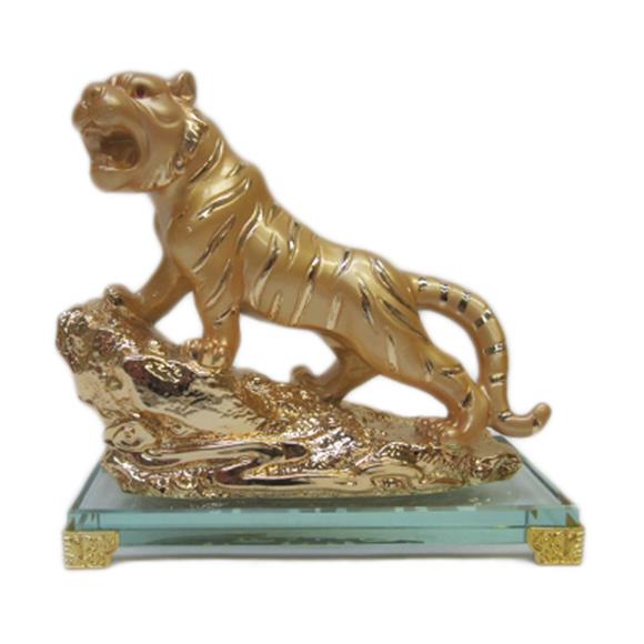 GOLD TIGER W/ BASE