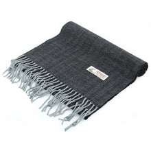 Load image into Gallery viewer, Herringbone Cashmere Feel Scarf 12-pack Dark Grey
