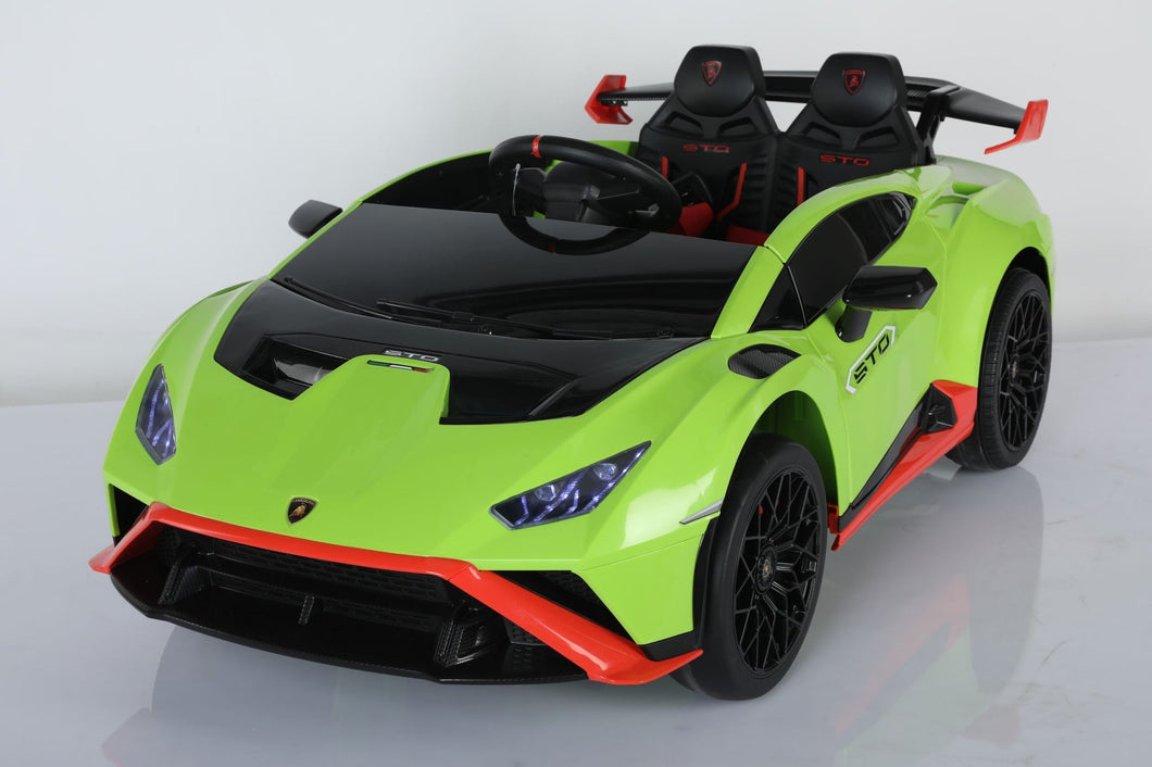 TAMCO SMT-555 green Licensed Lambojini ride on car, kids electric car, riding toys for kids with remote control Amazing gift for 3~6 years boys/grils
