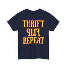 Load image into Gallery viewer, Thrift Flip Repeat Thrifter Reseller T-Shirt - ALL Sizes - S - 5XL

