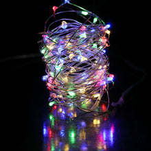 Load image into Gallery viewer, String Fairie light 35ft LED copper-wire Dual power -USB or 2AA Battery (minimum of 12)
