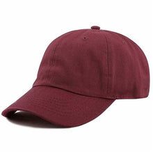 Load image into Gallery viewer, Newhattan 100% Cotton Solid Baseball Caps
