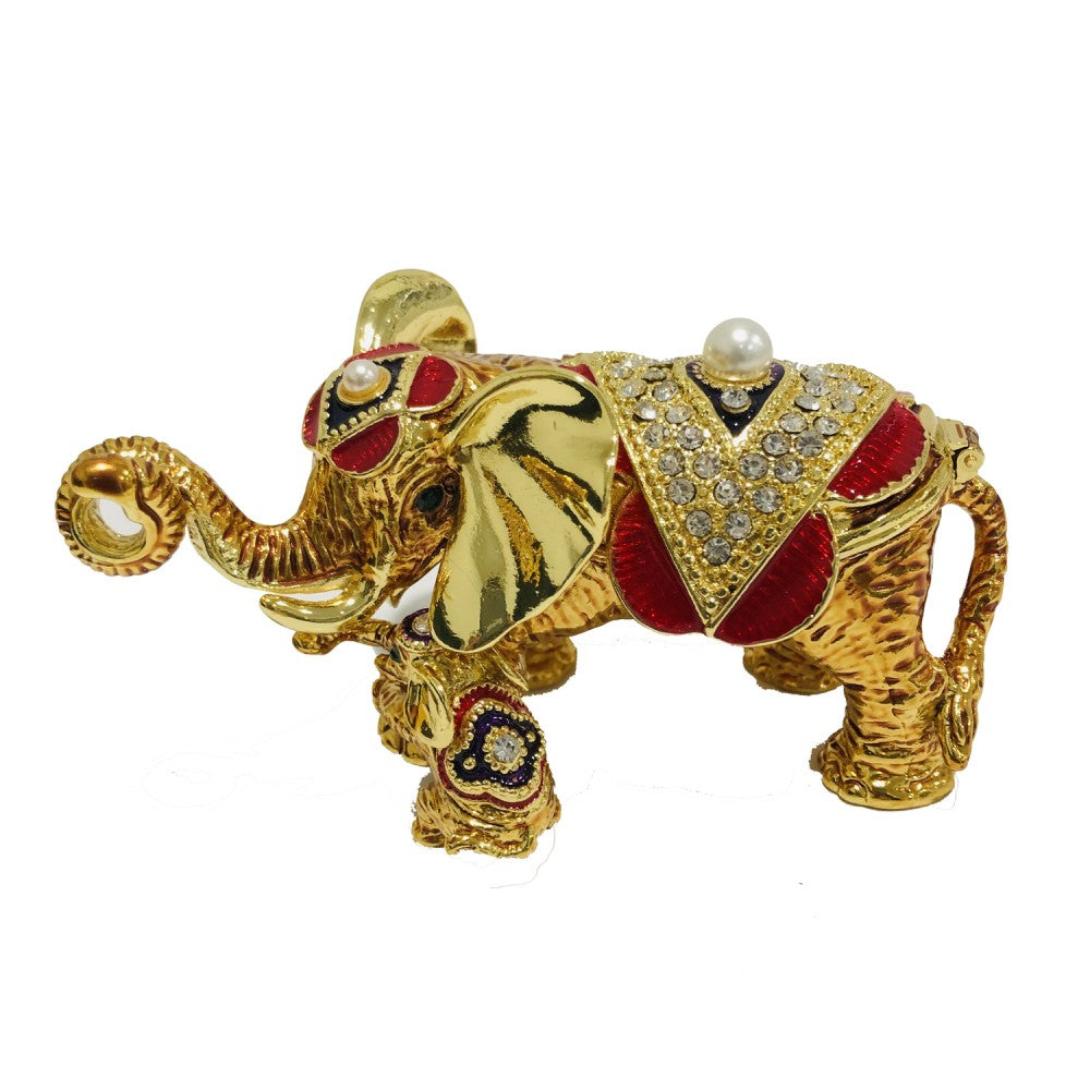 Golden Elephant Jewelry Case  (MINIMUM OF 2)