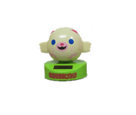 SOLAR POWER TOY, YELLOW CAT BOBBLE HEAD