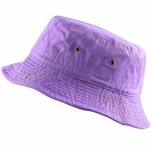 Load image into Gallery viewer, Newhattan 100% Cotton Solid Bucket hats Unisex
