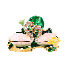 Load image into Gallery viewer, Pair Swan Jewelry Case
