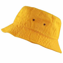 Load image into Gallery viewer, Newhattan 100% Cotton Solid Bucket hats Unisex
