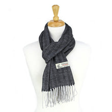 Load image into Gallery viewer, Herringbone Cashmere Feel Scarf 12-pack Grey
