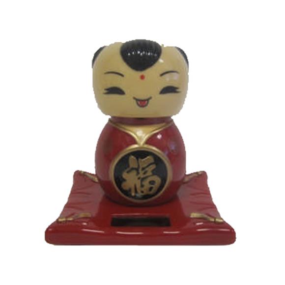 CHINESE BOY SOLAR  BOBBLE HEAD