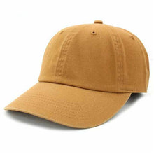 Load image into Gallery viewer, Newhattan 100% Cotton Solid Baseball Caps
