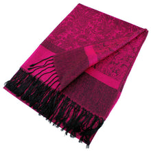 Load image into Gallery viewer, Light Paisley Pashmina Scarf Shawls 018
