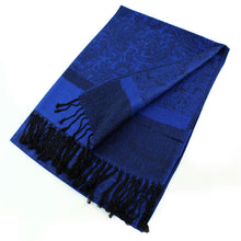 Load image into Gallery viewer, Light Paisley Pashmina Scarf Shawls 018

