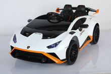 Load image into Gallery viewer, TAMCO SMT-555 white Licensed Lambojini ride on car, kids electric car, riding toys for kids with remote control Amazing gift for 3~6years boys/grils
